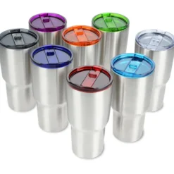 Kong Vacuum Insulated Travel Tumbler - 26 oz. - Stainless Steel - Laser Engraved