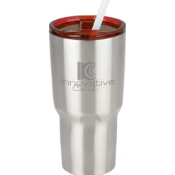 Kong Vacuum Insulated Travel Tumbler - 26 oz. - Stainless Steel - Laser Engraved