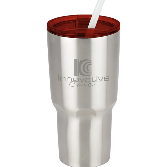 Kong Vacuum Insulated Travel Tumbler - 26 oz. - Stainless Steel - Laser Engraved