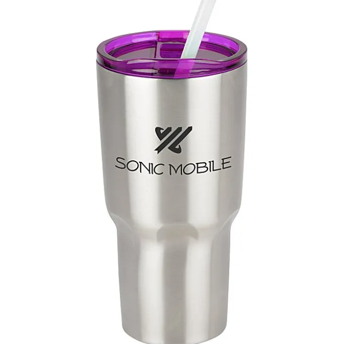 Kong Vacuum Insulated Travel Tumbler - 26 oz. - Stainless Steel - 24 hr