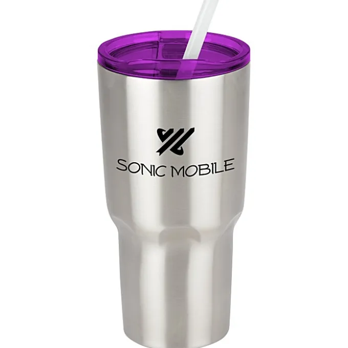 Kong Vacuum Insulated Travel Tumbler - 26 oz. - Stainless Steel - 24 hr