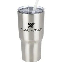 Kong Vacuum Insulated Travel Tumbler - 26 oz. - Stainless Steel - 24 hr