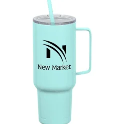 Koozie® Big Vacuum Mug with Straw - 40 oz