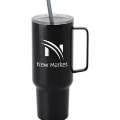 Koozie® Big Vacuum Mug with Straw - 40 oz