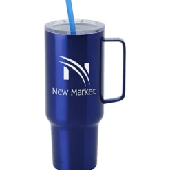 Koozie® Big Vacuum Mug with Straw - 40 oz