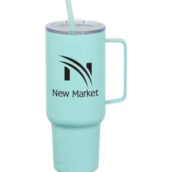 Koozie® Big Vacuum Mug with Straw - 40 oz
