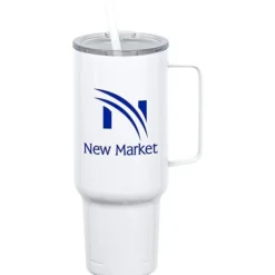 Koozie® Big Vacuum Mug with Straw - 40 oz - 24 hr