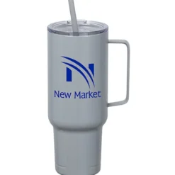 Koozie® Big Vacuum Mug with Straw - 40 oz - 24 hr