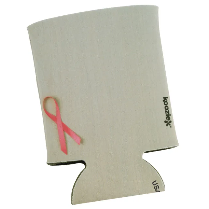 Koozie® Chill Collapsible Can Cooler - Pink Ribbon
