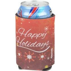 Koozie® Holiday Can Cooler - Happy Holidays