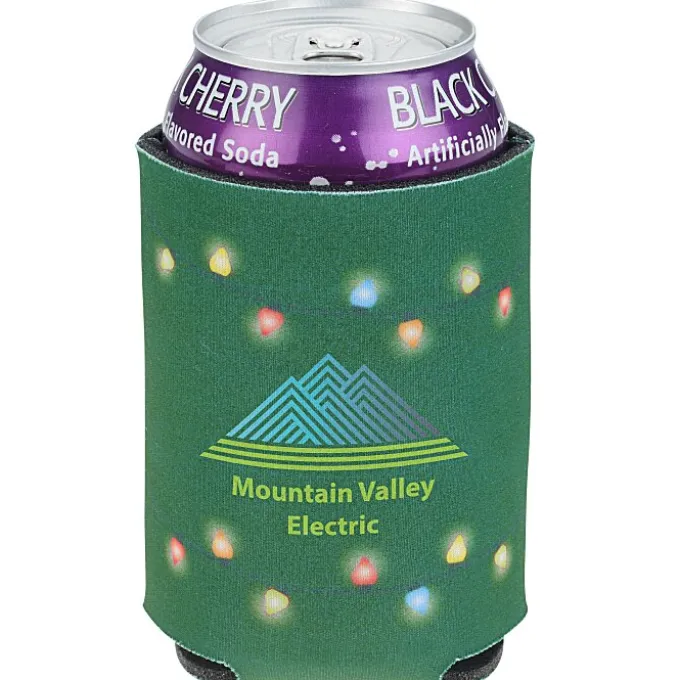 Koozie® Holiday Can Cooler - Merry & Bright