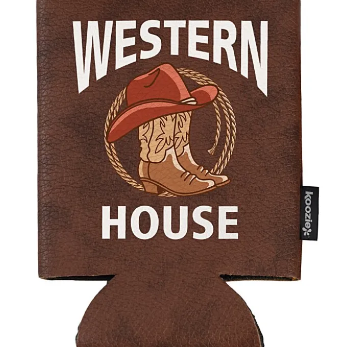 Koozie® Leather-Like Can Cooler