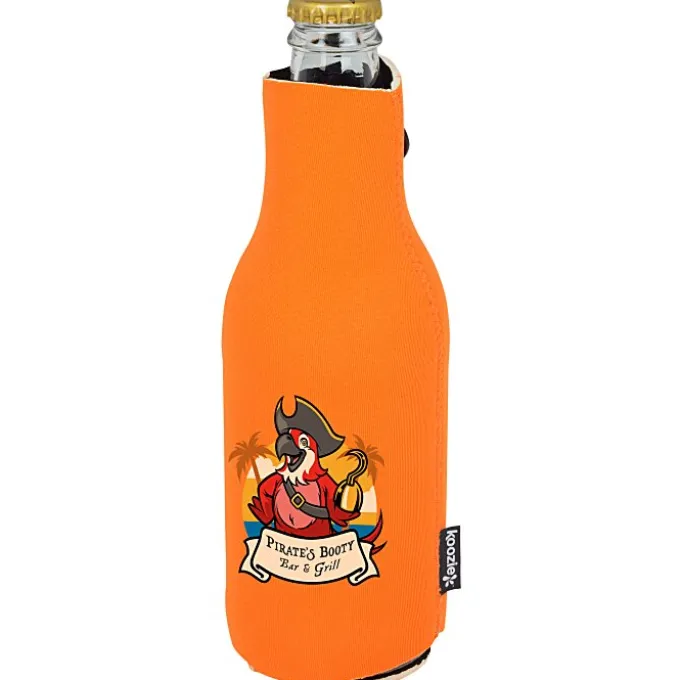 Koozie® Neoprene Zip-Up Bottle Cooler - 24 hr
