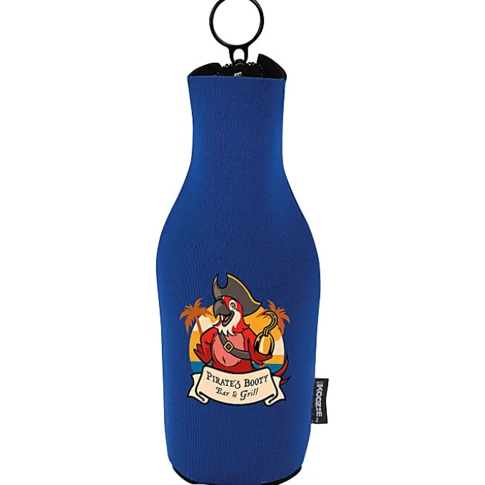 Koozie® Neoprene Zip-Up Bottle Cooler - 24 hr