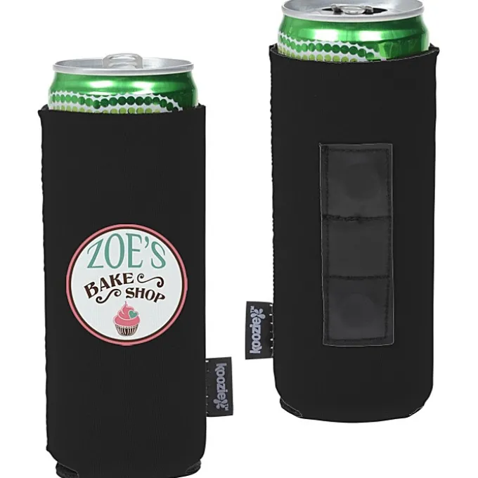 Koozie® Slim Neoprene Collapsible Can Cooler - Magnet