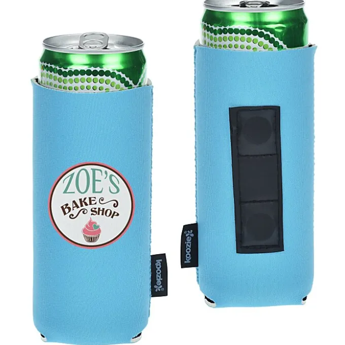 Koozie® Slim Neoprene Collapsible Can Cooler - Magnet