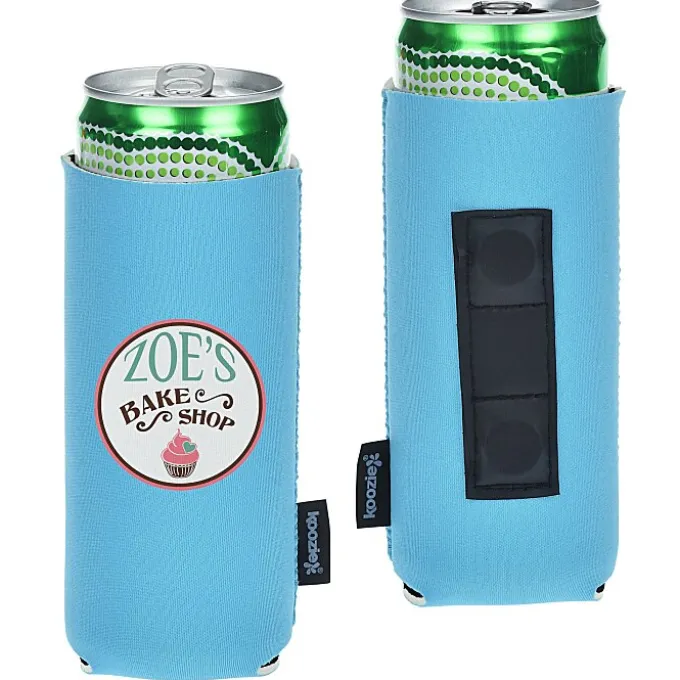 Koozie® Slim Neoprene Collapsible Can Cooler - Magnet