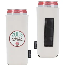 Koozie® Slim Neoprene Collapsible Can Cooler - Magnet