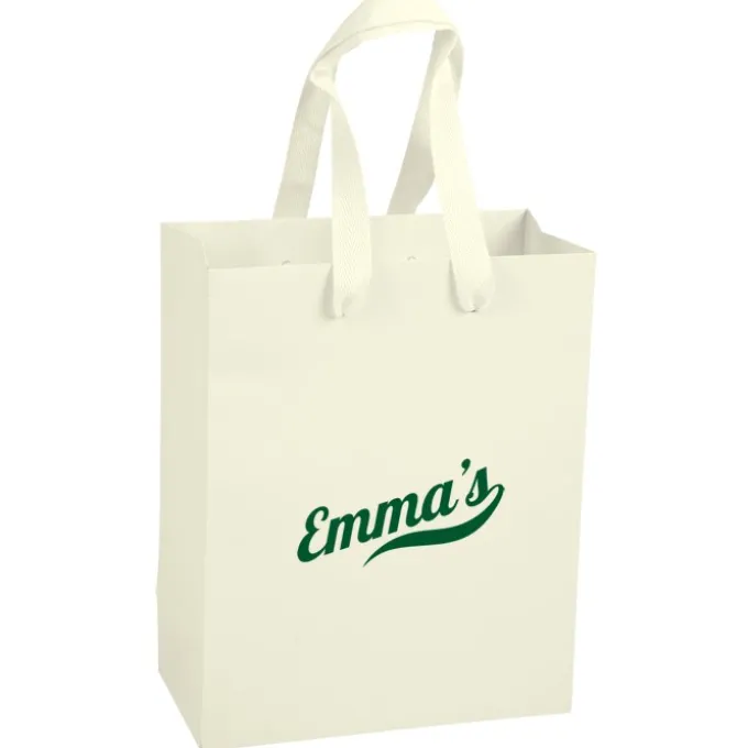 Kraft Eurotote with Woven Handle - 10 inches x 8 inches