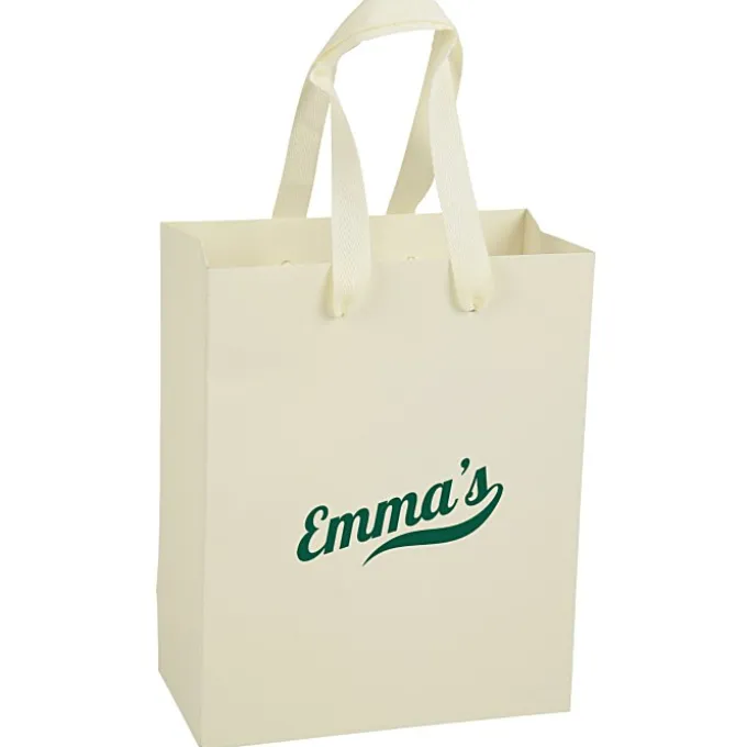 Kraft Eurotote with Woven Handle - 10 inches x 8 inches