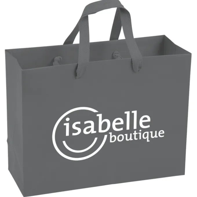 Kraft Eurotote with Woven Handle - 10 inches x 13 inches