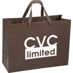 Kraft Eurotote with Woven Handle - 12 inches x 16 inches