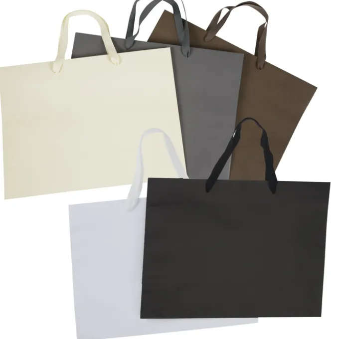 Kraft Eurotote with Woven Handle - 12 inches x 16 inches