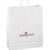 Kraft Paper White Shopping Bag - 19 inches x 16 inches