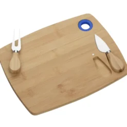 Lade 3-Piece Bamboo Cheese Set