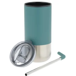 Lagom Tumbler with Stainless Straw - 16 oz - Full Color