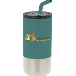 Lagom Tumbler with Stainless Straw - 16 oz - Full Color