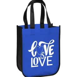 Laminated Fashion Tote - 11 3/4 inches x 9 1/4 inches
