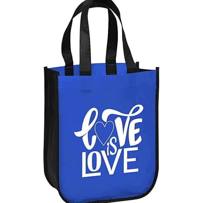 Laminated Fashion Tote - 11 3/4 inches x 9 1/4 inches