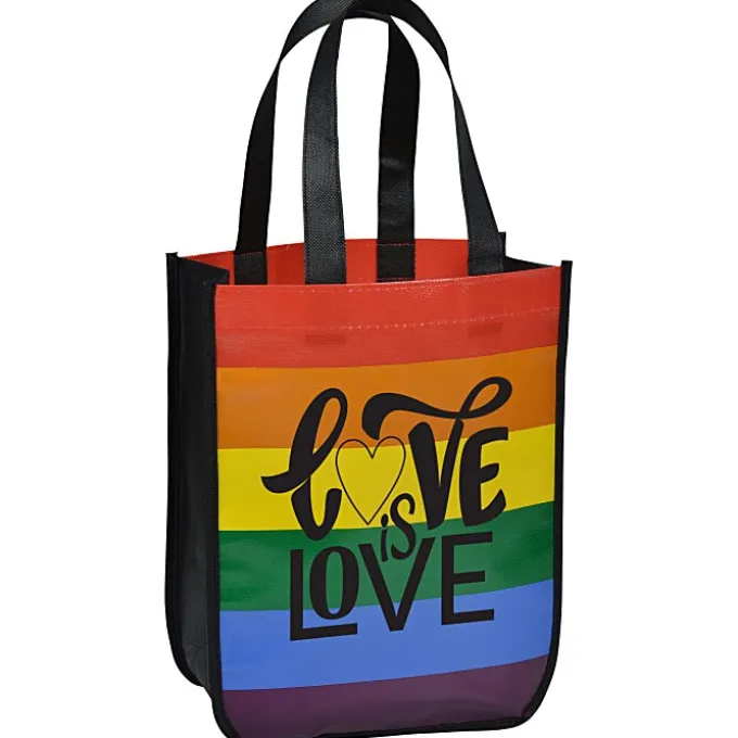 Laminated Fashion Tote - 11 3/4 inches x 9 1/4 inches