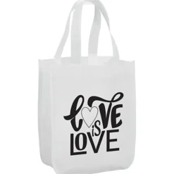 Laminated Fashion Tote - 11 3/4 inches x 9 1/4 inches