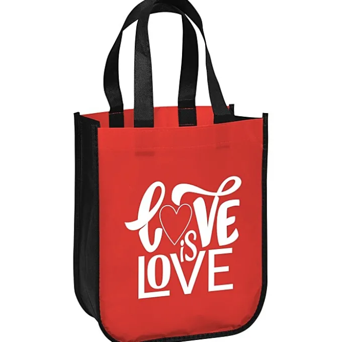 Laminated Fashion Tote - 11 3/4 inches x 9 1/4 inches
