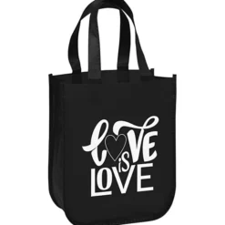 Laminated Fashion Tote - 11 3/4 inches x 9 1/4 inches