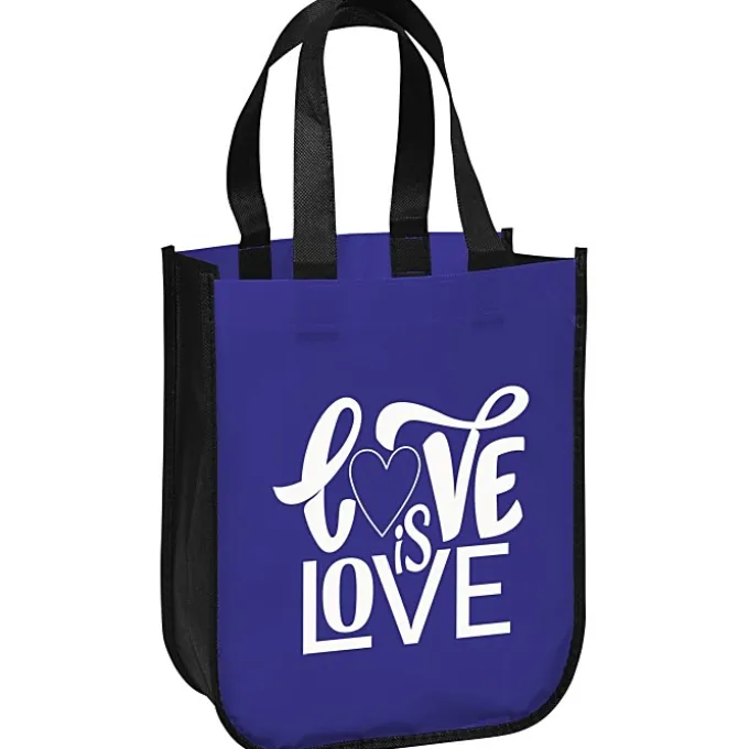 Laminated Fashion Tote - 11 3/4 inches x 9 1/4 inches