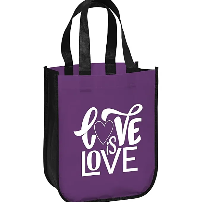 Laminated Fashion Tote - 11 3/4 inches x 9 1/4 inches