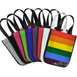Laminated Fashion Tote - 11 3/4 inches x 9 1/4 inches