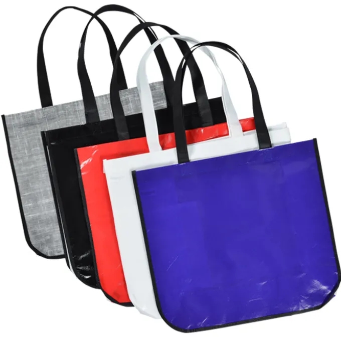 Laminated Shopping Tote - 14 1/2 inches x 16 1/4 inches