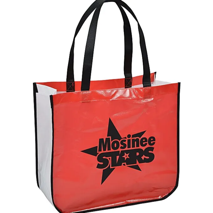 Laminated Shopping Tote - 14 1/2 inches x 16 1/4 inches