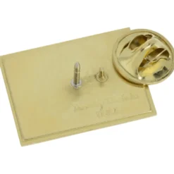 Laminate Lapel Pin - Small Rectangle - 24 hr
