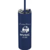 Lane Stainless Tumbler with Straw - 16 oz.