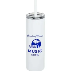 Lane Stainless Tumbler with Straw - 16 oz.