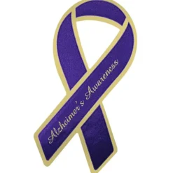 Lapel Sticker by the Roll - Awareness Ribbon