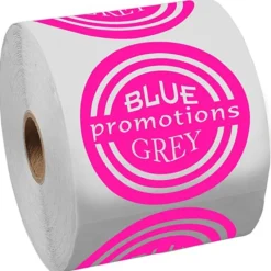 Lapel Sticker by the Roll - Circle - 2-3/4 inches