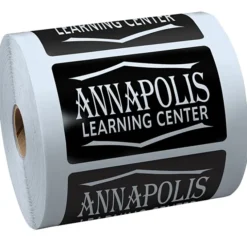 Lapel Sticker by the Roll - Rectangle - 3-1/2 inches x 2-3/16 inches