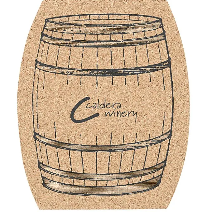 Large Cork Coaster - Barrel