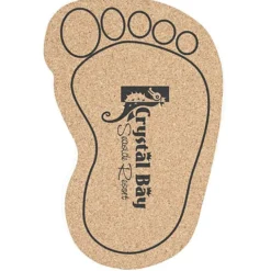 Large Cork Coaster - Foot
